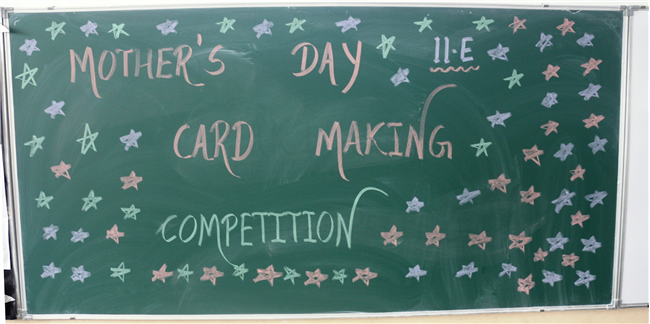 CARD MAKING COMPETITION FOR CLASS II