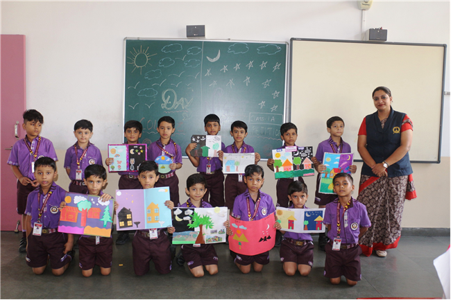 DAY AND NIGHT COLLAGE COMPETITION OF CLASS I