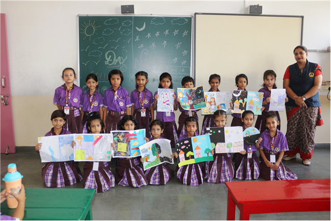 DAY AND NIGHT COLLAGE COMPETITION OF CLASS I