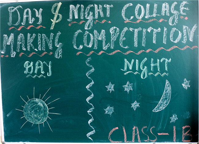 DAY AND NIGHT COLLAGE COMPETITION OF CLASS I