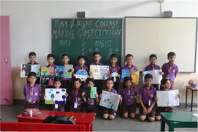 DAY AND NIGHT COLLAGE COMPETITION OF CLASS I