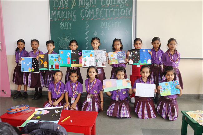 DAY AND NIGHT COLLAGE COMPETITION OF CLASS I