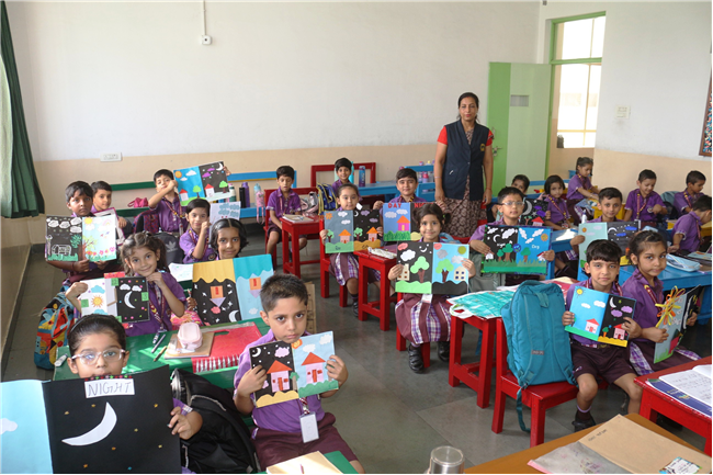 DAY AND NIGHT COLLAGE COMPETITION OF CLASS I