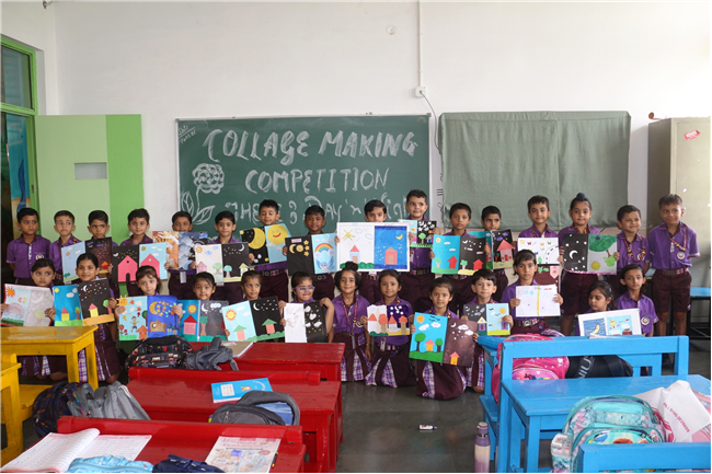 DAY AND NIGHT COLLAGE COMPETITION OF CLASS I