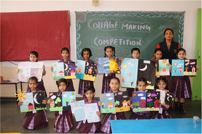 DAY AND NIGHT COLLAGE COMPETITION OF CLASS I