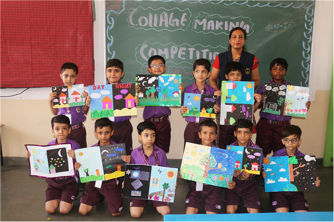 DAY AND NIGHT COLLAGE COMPETITION OF CLASS I