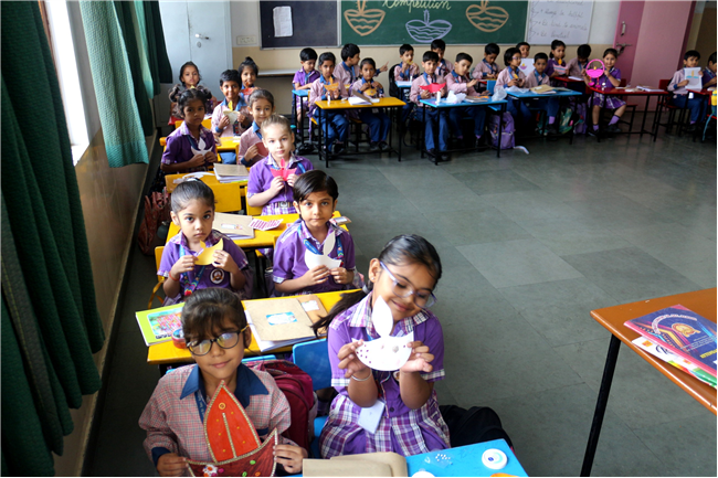DIYA DECORATION COMPETITION OF CLASS UKG