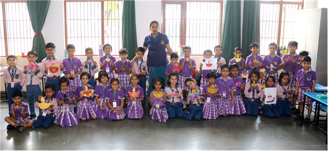 DIYA DECORATION COMPETITION OF CLASS UKG