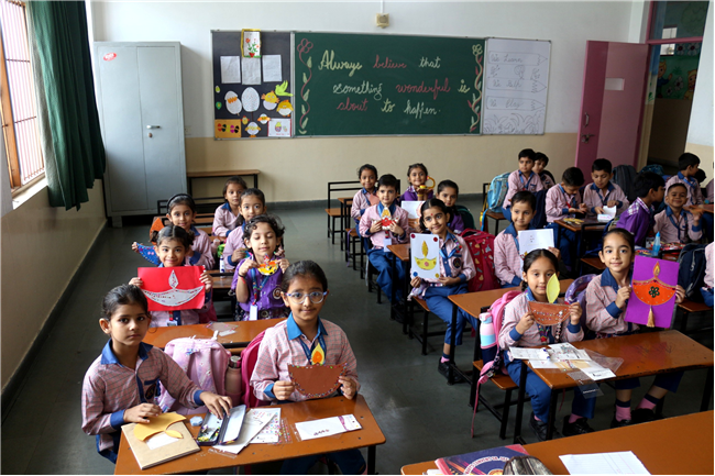 DIYA DECORATION COMPETITION OF CLASS UKG