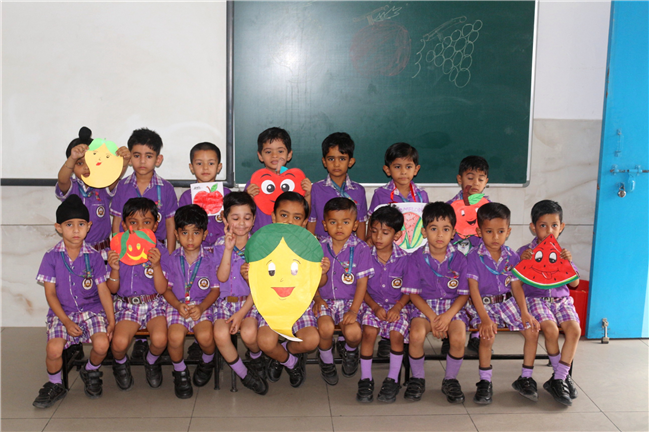 FRUIT DAY ACTIVITY OF CLASS L.K.G