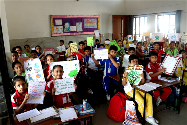 SLOGAN WRITING ACTIVITY OF CLASS III, IV, V