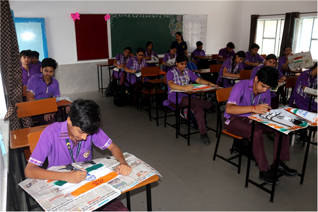 PAINT A NEWSPAPER ACTIVITY