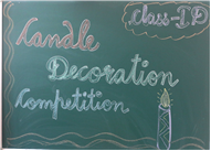 CANDLE DECORATION COMPETITION FOR CLASS I