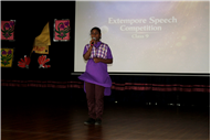 EXTEMPORE SPEECH COMPETITION CLASS IX