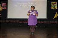 EXTEMPORE SPEECH COMPETITION CLASS IX