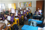 ENGLISH CALLIGRAPHY ACTIVITY OF CLASS IV