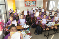 ENGLISH CALLIGRAPHY ACTIVITY OF CLASS IV