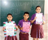 ENGLISH CALLIGRAPHY ACTIVITY OF CLASS IV