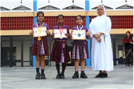PRIZE DISTRIBUTION CEREMONY OF CLASS I TO V