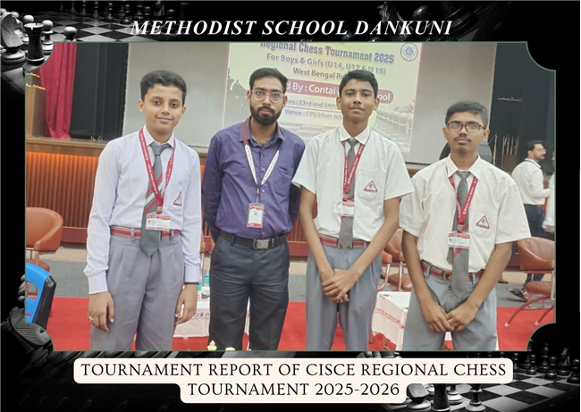 TOURNAMENT REPORT OF CISCE REGIONAL CHESS TOURNAMENT 2025-2026