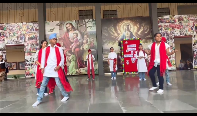 Nukkad Natak on Drug Prevention at Our Lady of Fatima Convent School, Assarpur