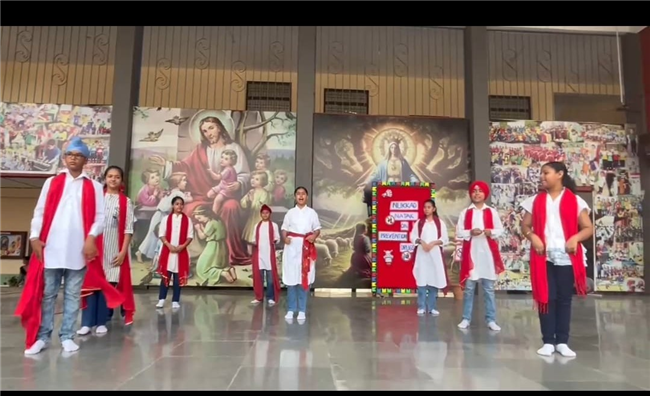 Nukkad Natak on Drug Prevention at Our Lady of Fatima Convent School, Assarpur