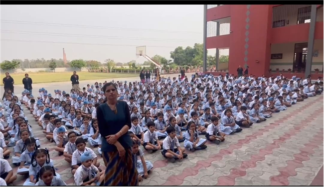 Nukkad Natak on Drug Prevention at Our Lady of Fatima Convent School, Assarpur
