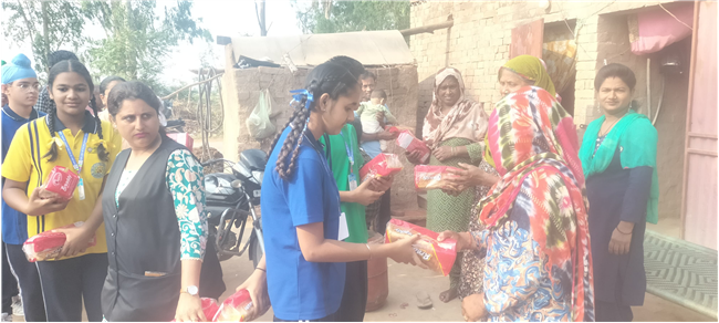 Bread Donation by Our Lady of Fatima Convent School, Assarpur