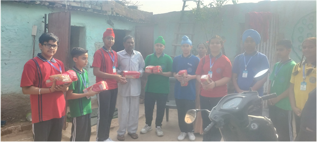 Bread Donation by Our Lady of Fatima Convent School, Assarpur
