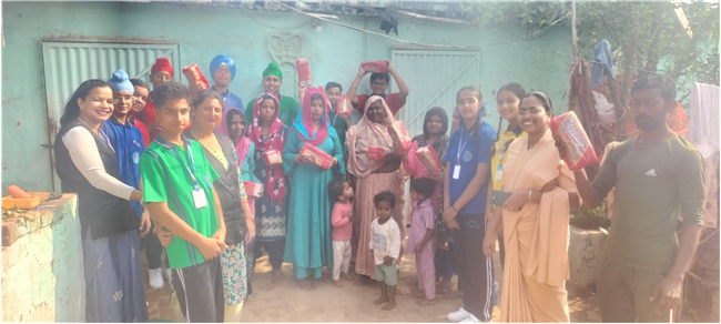 Bread Donation by Our Lady of Fatima Convent School, Assarpur