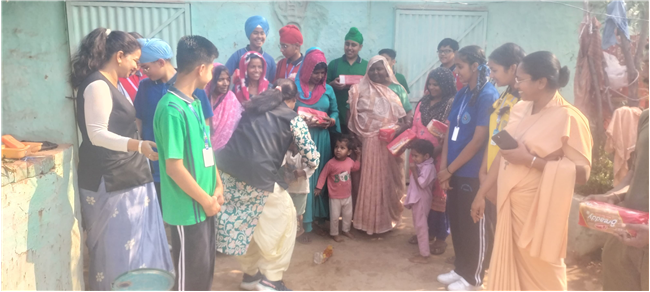 Bread Donation by Our Lady of Fatima Convent School, Assarpur