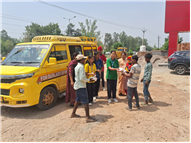 Wheat Flour Distribution by Students – Our Lady of Fatima Convent School, Assarpur