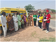 Wheat Flour Distribution by Students – Our Lady of Fatima Convent School, Assarpur