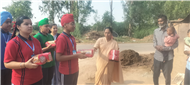 Bread Donation by Our Lady of Fatima Convent School, Assarpur