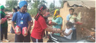 Bread Donation by Our Lady of Fatima Convent School, Assarpur