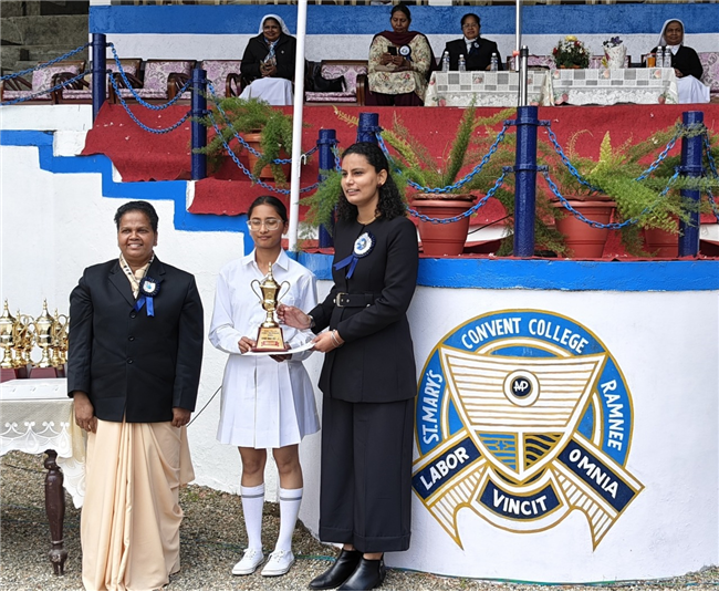 Prize distribution- annual sports day (first show)