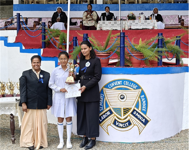 Prize distribution- annual sports day (first show)