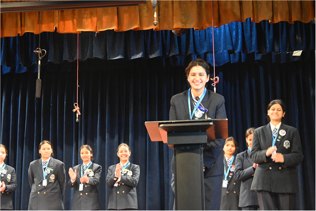 Thanksgiving Assembly by Class 12 and Invitation for Farewell by Class 11