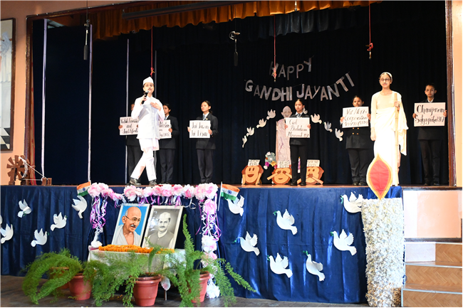 Gandhi Jayanti Celebrated – Senior Wing