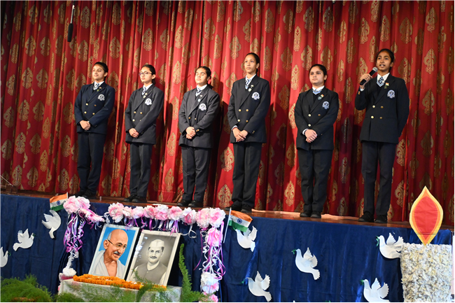 Gandhi Jayanti Celebrated – Senior Wing