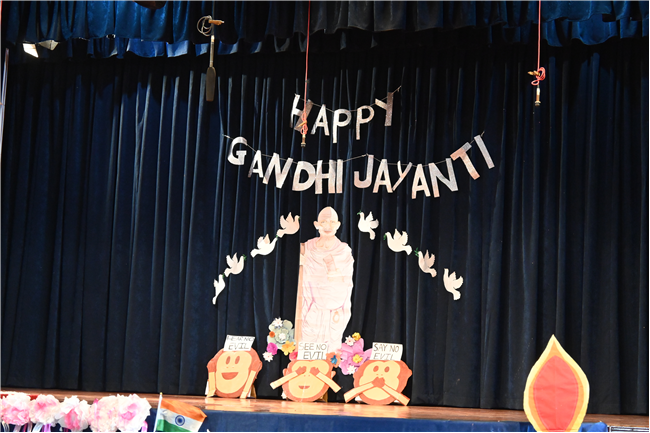 Gandhi Jayanti Celebrated – Senior Wing