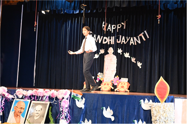 Gandhi Jayanti Celebrated – Senior Wing