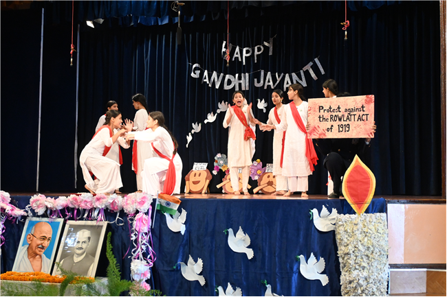 Gandhi Jayanti Celebrated – Senior Wing