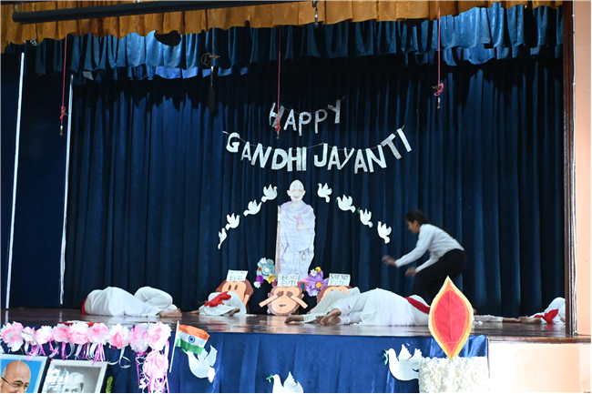 Gandhi Jayanti Celebrated – Senior Wing
