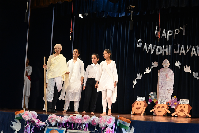 Gandhi Jayanti Celebrated – Senior Wing