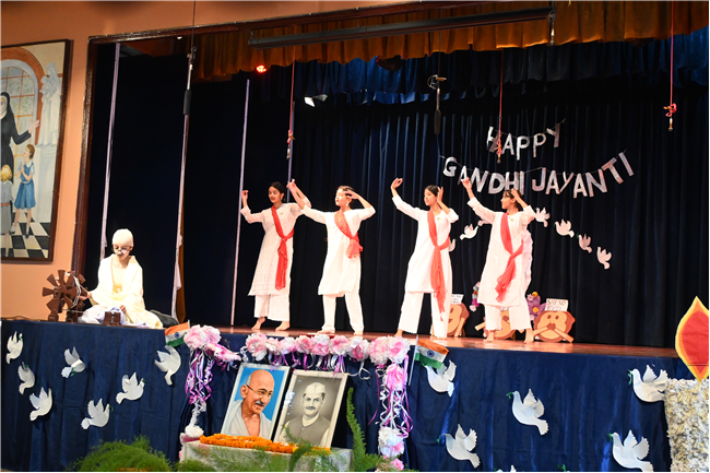 Gandhi Jayanti Celebrated – Senior Wing