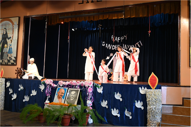 Gandhi Jayanti Celebrated – Senior Wing