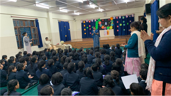 Class UKG Assembly on the Theme: Happiness
