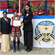 Prize distribution- annual sports day (first show)