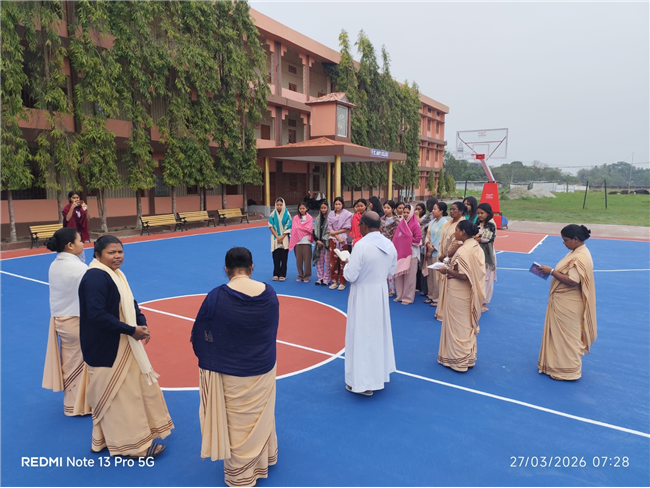 BLESSING AND INAUGURATION OF BASKETBALL COURT